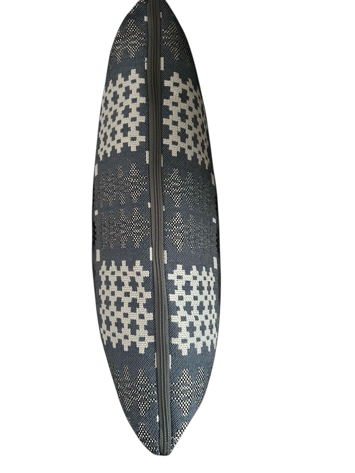 Handmade Welsh Woven Tapestry Blanket Design Cushion NEW! A Rich Blue 🏴