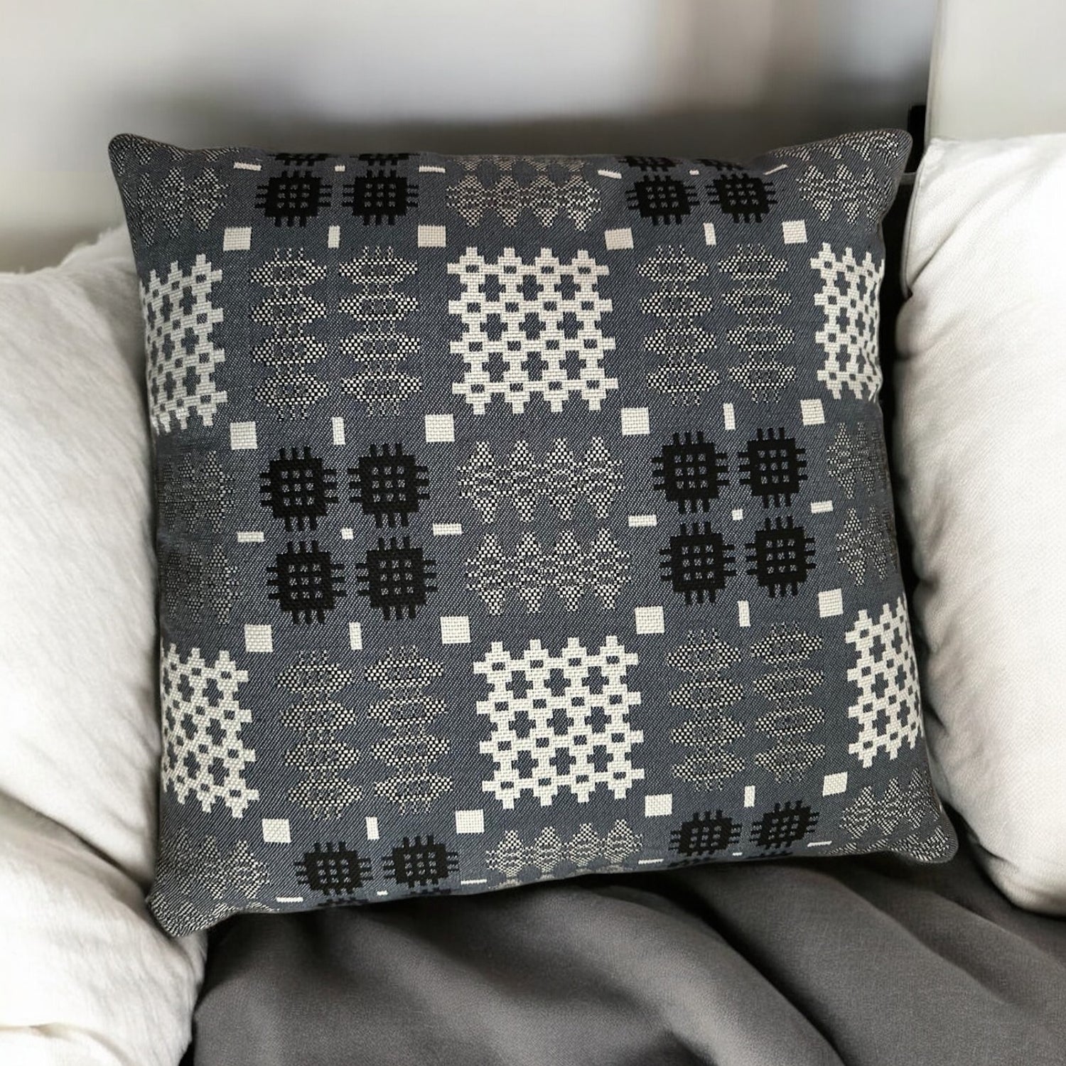 Welsh Collection: Blanket Design Woven Cushions