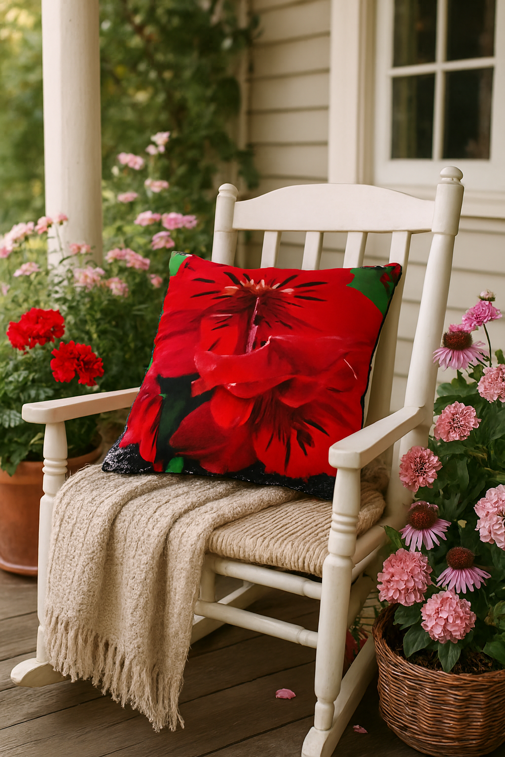 Cardinal Red Alstromeria flower