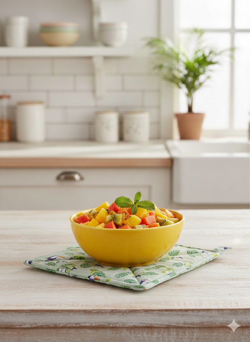 Colourful Handmade Pot Stands Large with Hanging Tab