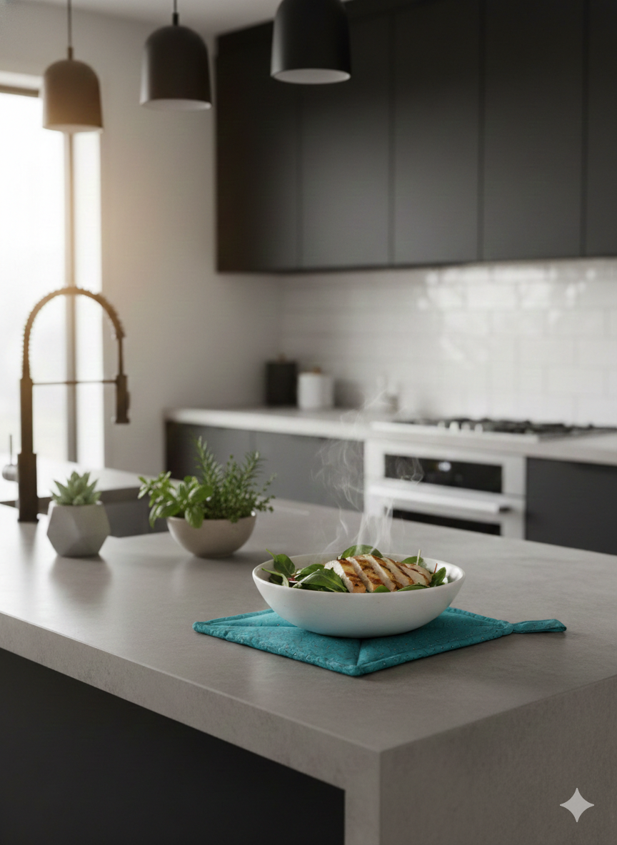 Colourful Handmade Pot Stands Large with Hanging Tab