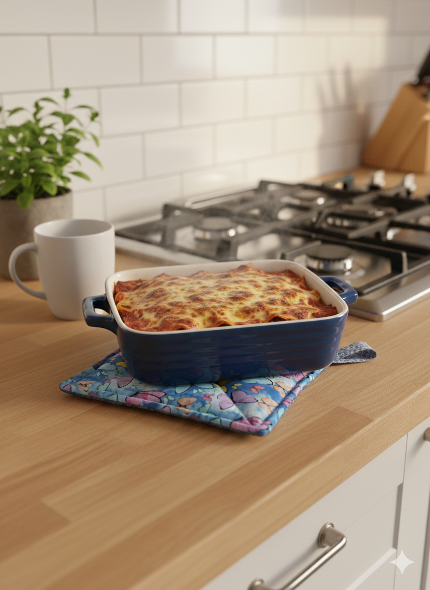 Colourful Handmade Pot Stands Large with Hanging Tab